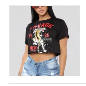 Eye of the Tiger Crop Top